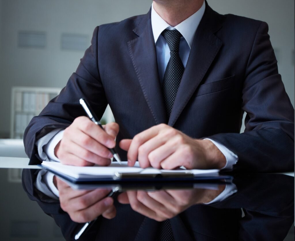 Pensive businessman